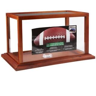 Brown Football Display Case With Mirrored Back by Studio Décor® | Michaels | Michaels Stores