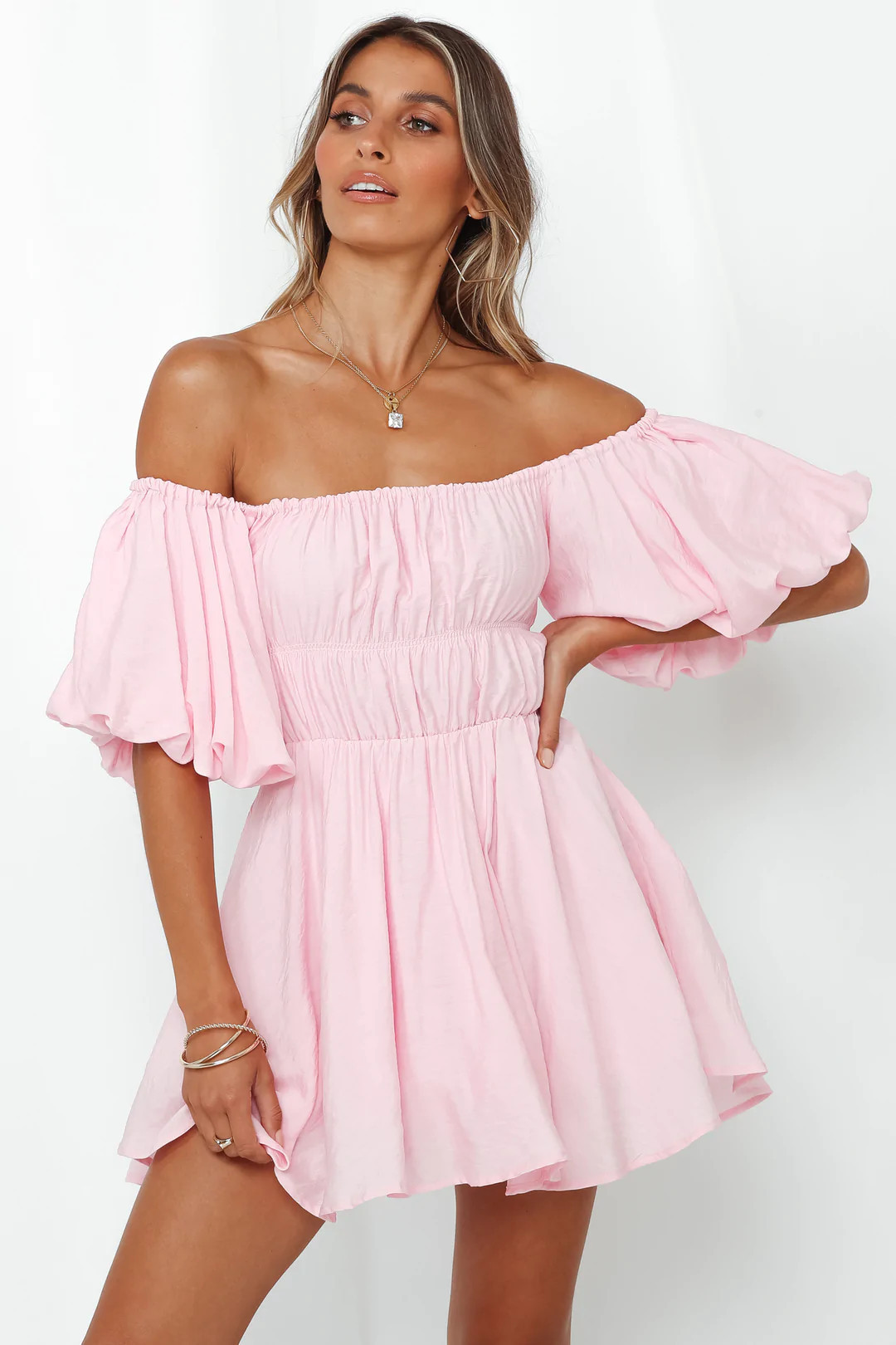 Be Your Baby Doll Dress Baby Pink | Hello Molly (AU)