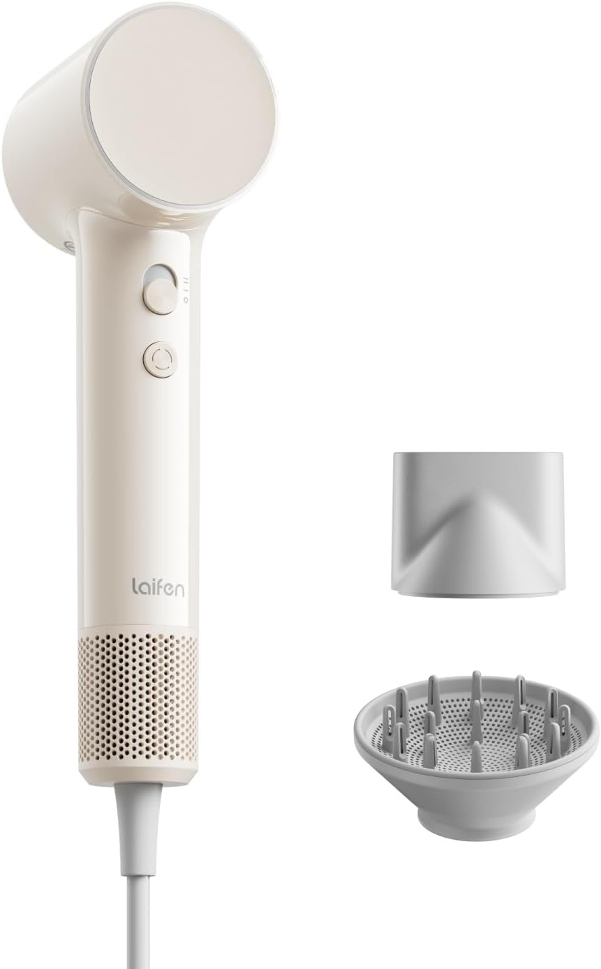 Laifen Air Diffuser Hair Dryer, 15×High-Speed Blow Dryer for Women, Milktea | Amazon (US)