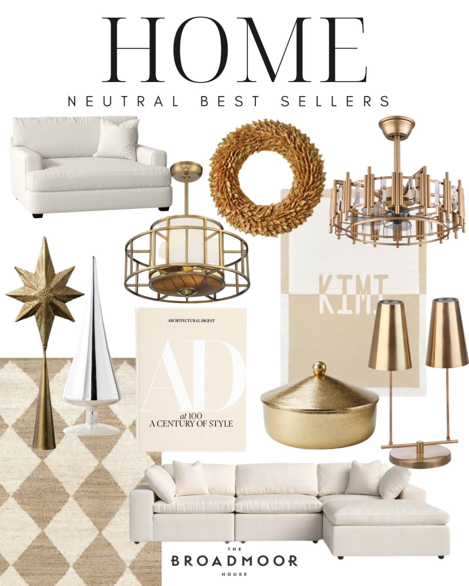 Neutral home decor, Christmas decor, holiday decor, living room furniture, area rug, checkered rug, Christmas wreath, Christmas topper, tree topper, CB2, target home, target fines, gift guide, gift for her, customized, fan, chandelier, fandelier, call decor, white decor, white furniture, sofa, oversized chair

#LTKCyberweek #LTKsalealert #LTKhome