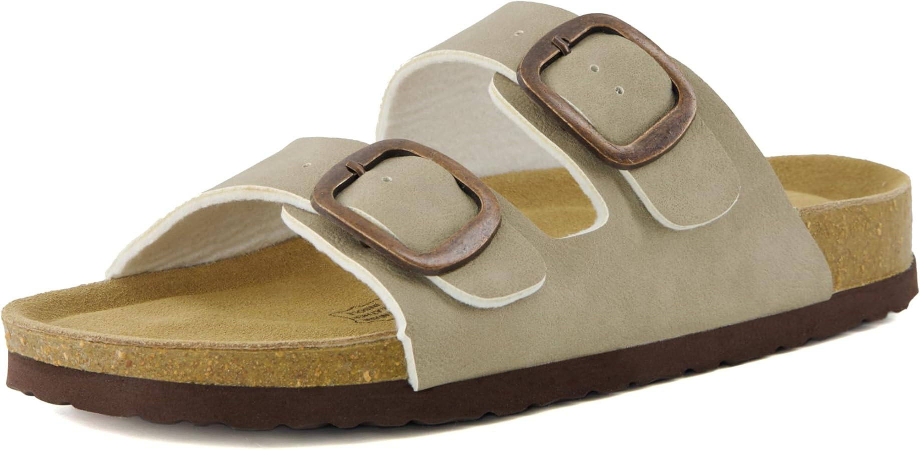 CUSHIONAIRE Women's Lang Cork footbed Sandal with +Comfort | Amazon (US)