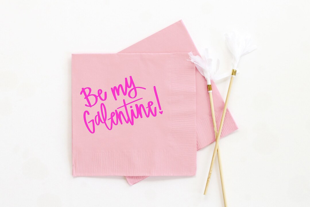 Galentines Day Decor Valentines Day Cocktail Napkins Galentine's Party Decorations - Etsy | Etsy (US)
