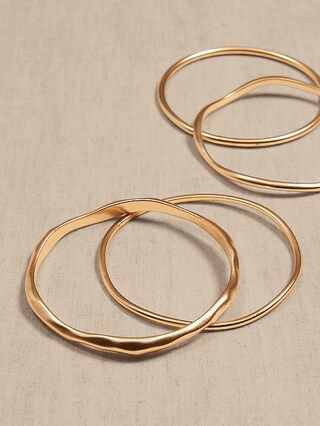 Wave Bangle Set | Banana Republic Factory