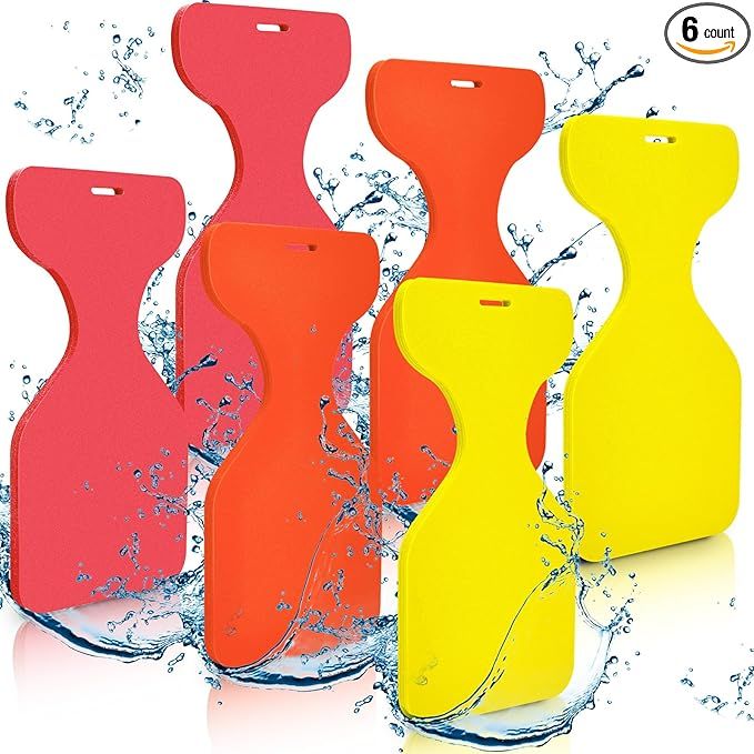 6 Pcs Water Solid Saddle Floats Set Buoyant Comfortable Foam Water Resistant Floating Seat Long R... | Amazon (US)