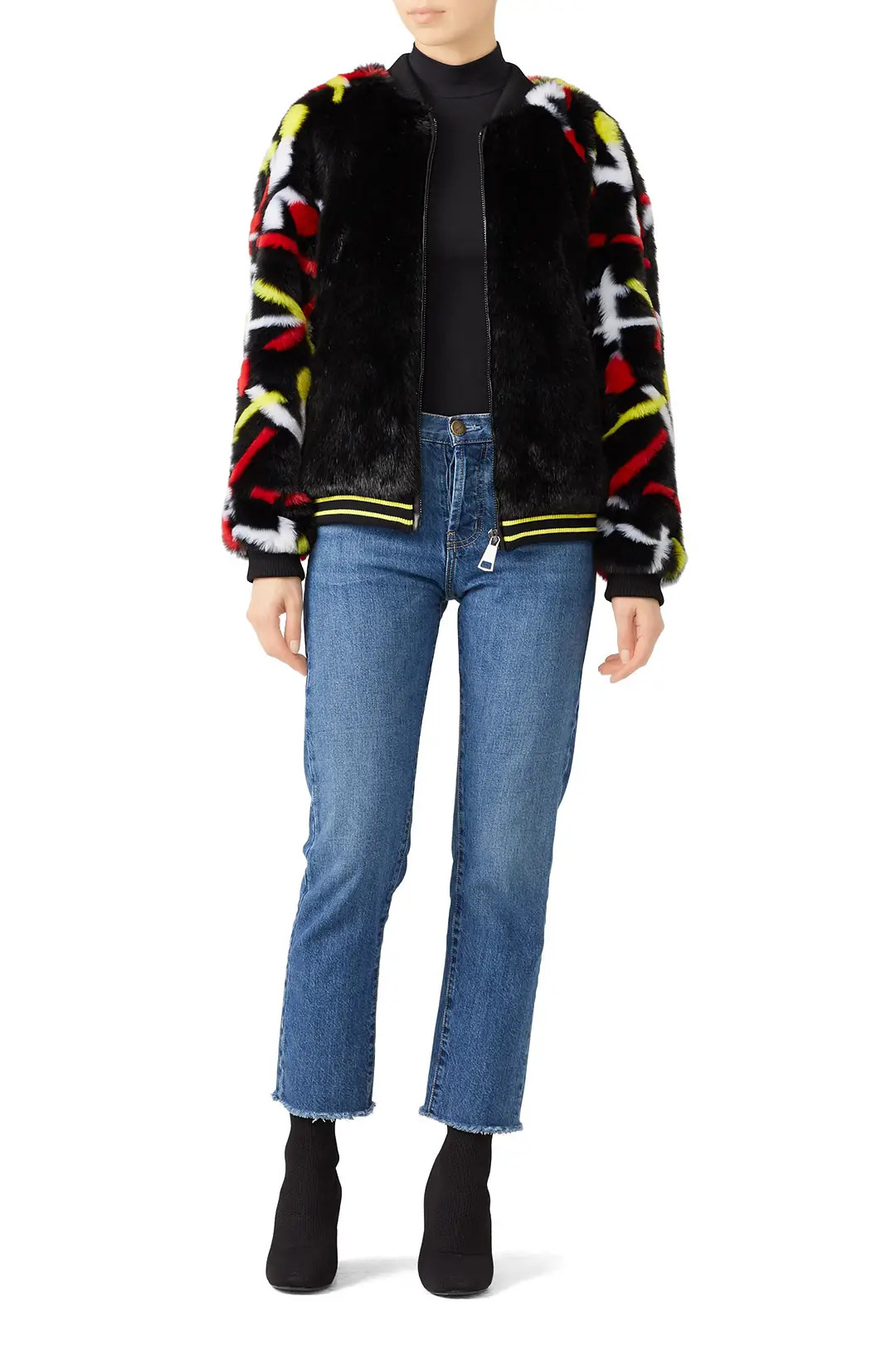 Heurueh Real People Faux Fur Jacket | Rent The Runway