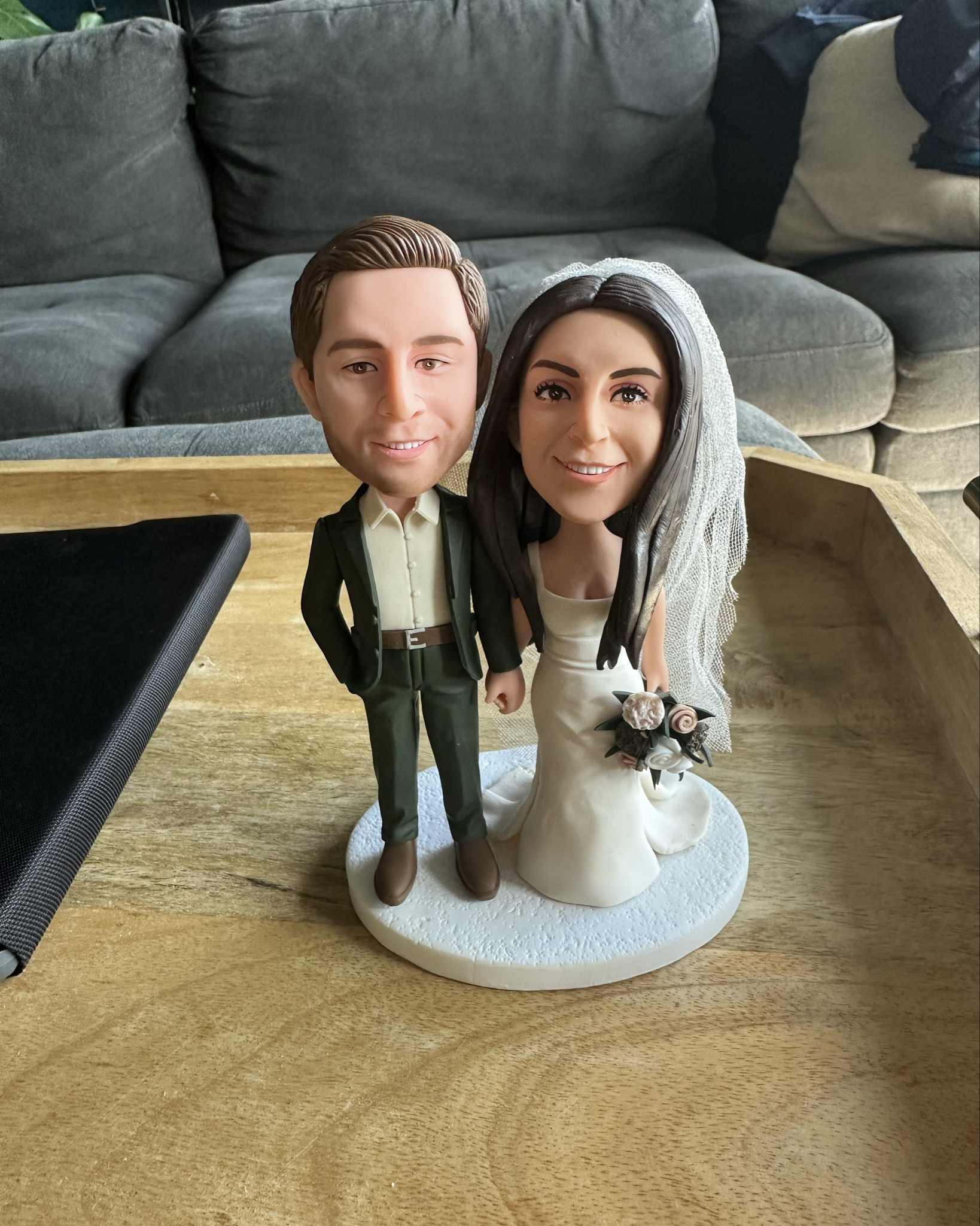 custom bobble head - wedding cake topper

#LTKWedding