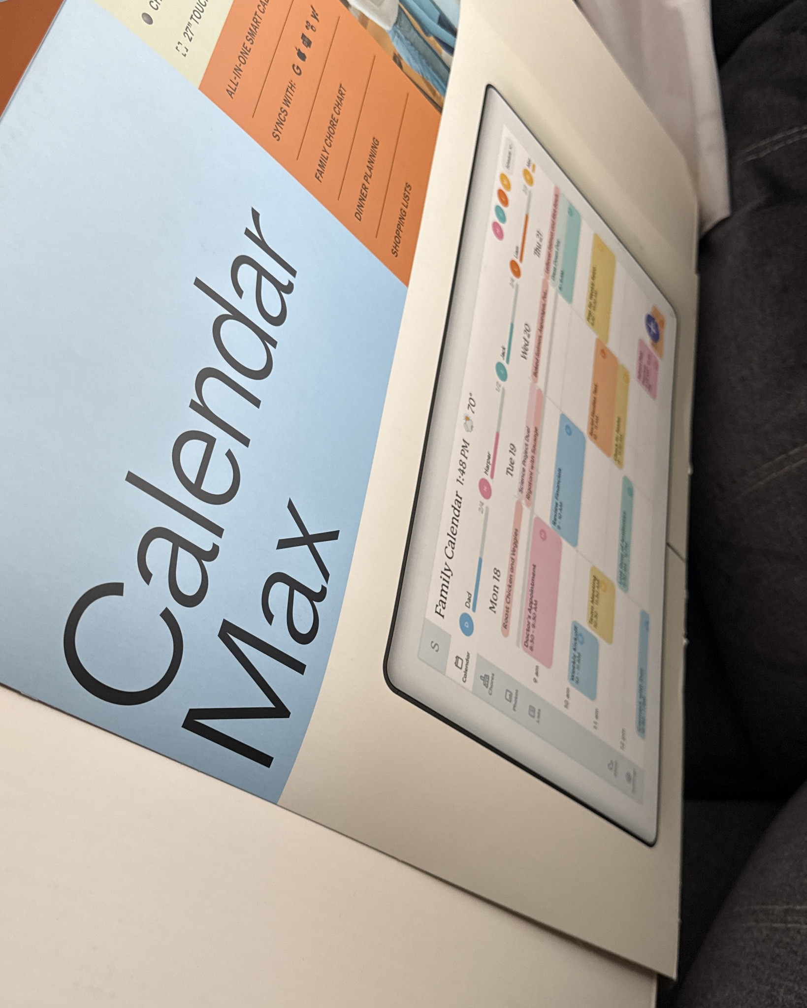 I finally got the Skylight Calendar Max!!!! after years of yearning…an angel appeared! I was so excited to come across this many years ago but it wasn’t feasible nor was it necessary. 3 kids later, well it’s timeeeee 🥳 

#LTKValentine 

#LTKmomlife #LTKHome