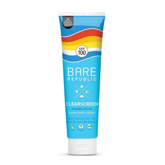 Bare Republic Clearscreen Sunscreen Lotion - SPF 100 - 5oz | Target