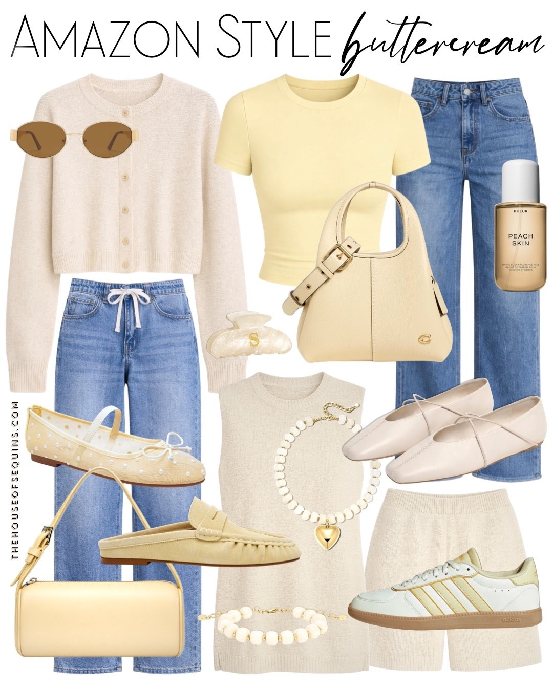 Shop casual Amazon spring outfits! Matching sets, denim jeans, butter yellow edit, adidas sneakers, Steve Madden loafer mules, mesh ballet flats, , barrel bag, Coach bag

Follow my LTK @thehouseofsequins on the @shop.LTK app to view this post and get my exclusive app-only content!

#liketkit 
@shop.ltk
https://liketk.it/5XUaw

#LTKgrwm #LTKSaleAlert #LTKootd