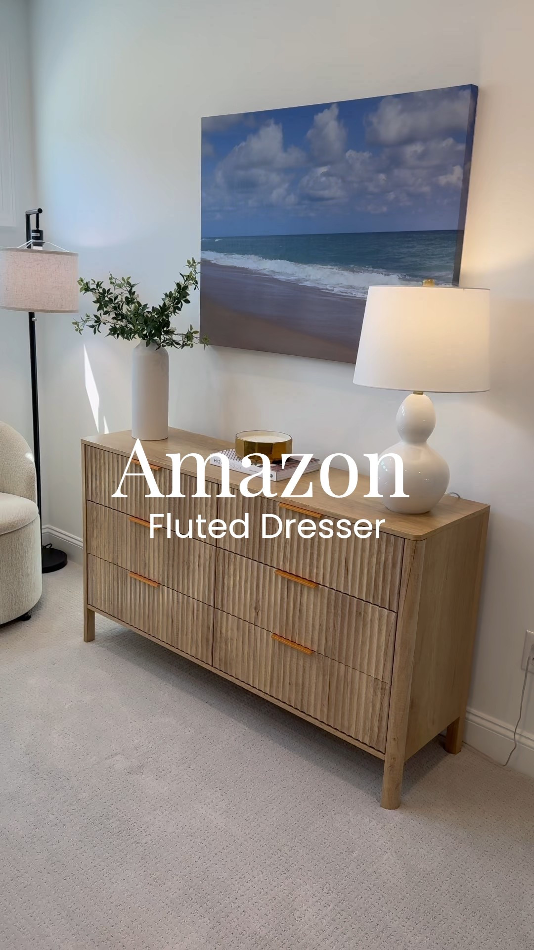 This Amazon dresser from MODNEST is perfection!👌🏼
 The oak finish, gold handles, and fluted drawers completely elevated our bedroom.
 Functional and pretty—just how I like it  
#ltkhome #ltkfinds #modnest #amazonhome #dresserstyling #bedroominspo #furniturefinds #homeaesthetic #modernhome #homedecorideas #ltkstyletip #amazonfinds #organizedhome


#LTKStyleTip #LTKHome