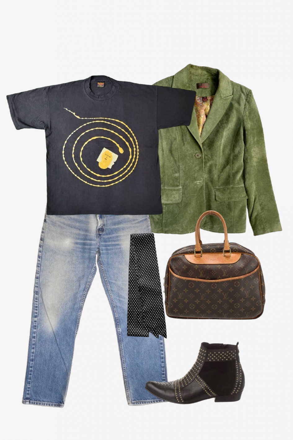 You don’t see Tori Amos tees often so when I saw this one I had to grab it. Not vintage though, I can’t afford a vintage Tori tee 😂
Blazer, jeans, and bag are vintage though, and the boots were secondhand from The Real Real. 
 •
#falloutfit #vintageLV #toriamos #falltrends #torontostylist #StyleOver40  #secondhandFind #fashionstylist #slowfashion #animalprint #FashionOver40  #MumStyle #genX #genXStyle #shopSecondhand #genXInfluencer #genXblogger #secondhandDesigner #Over40Style #40PlusStyle 


#LTKStyleTip #LTKOver40 #LTKSeasonal