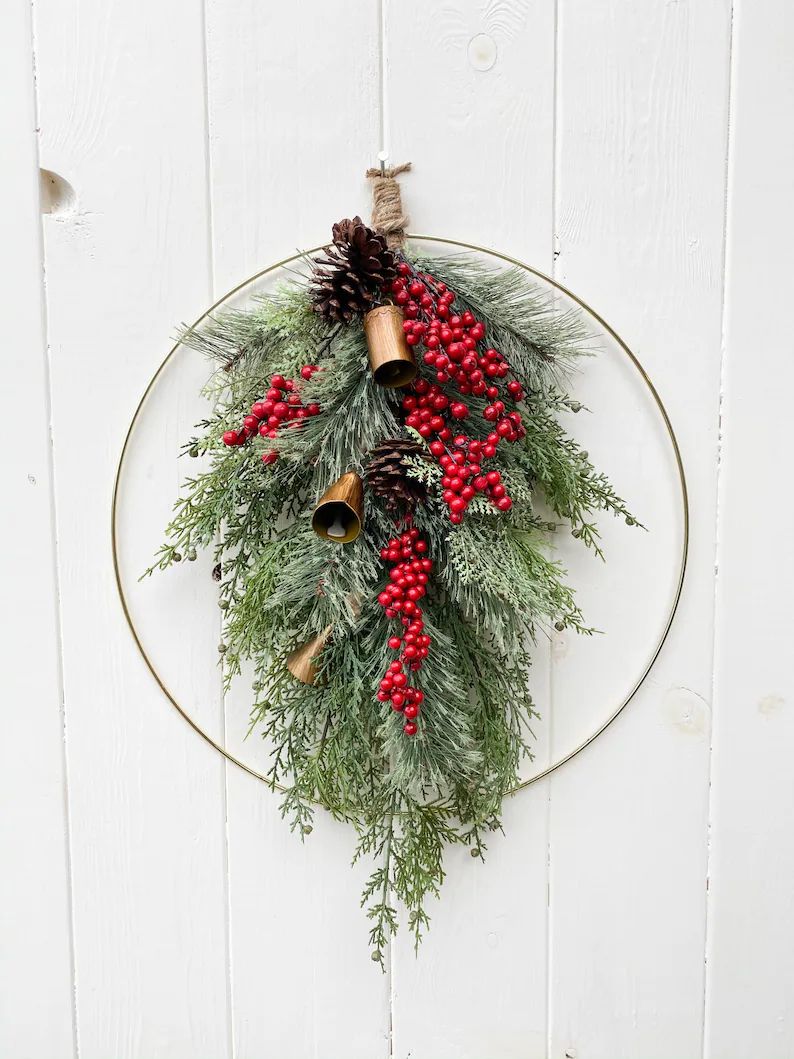 Winter Wreath, Winter Swag, Christmas Wreath, Christmas Swag | Etsy (US)