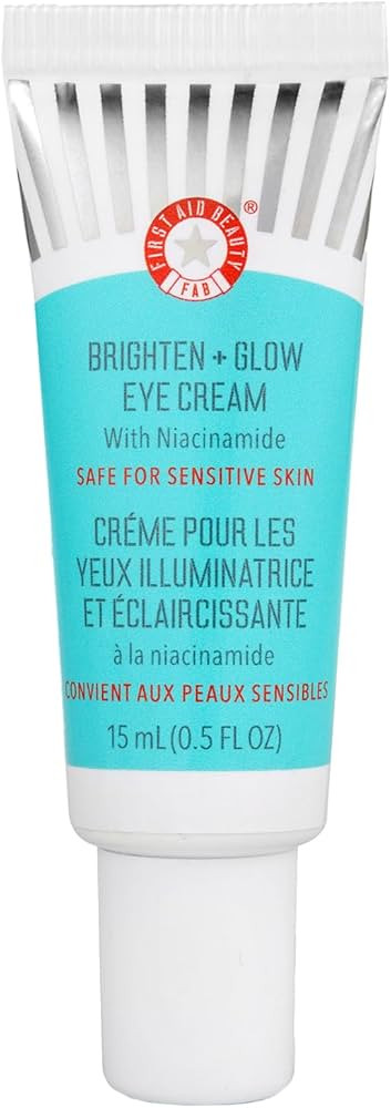 First Aid Beauty Brighten + Glow Niacinamide Eye Cream – Illuminating Brightening Cream to Help... | Amazon (US)