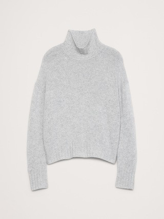 Relaxed Cashmere Turtleneck Sweater | Banana Republic (US)