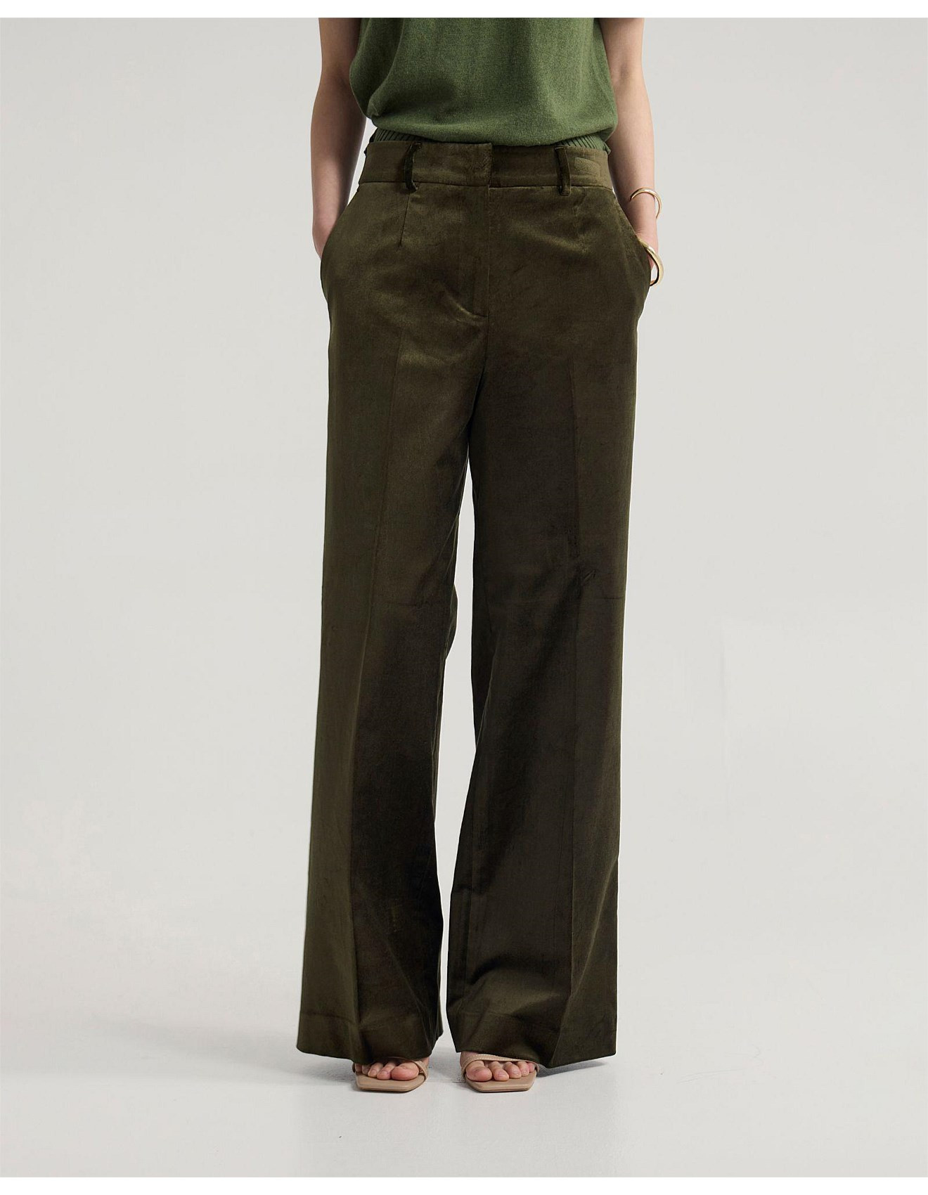 LYDIA VELVET PANTS | David Jones (Australia & New Zealand)
