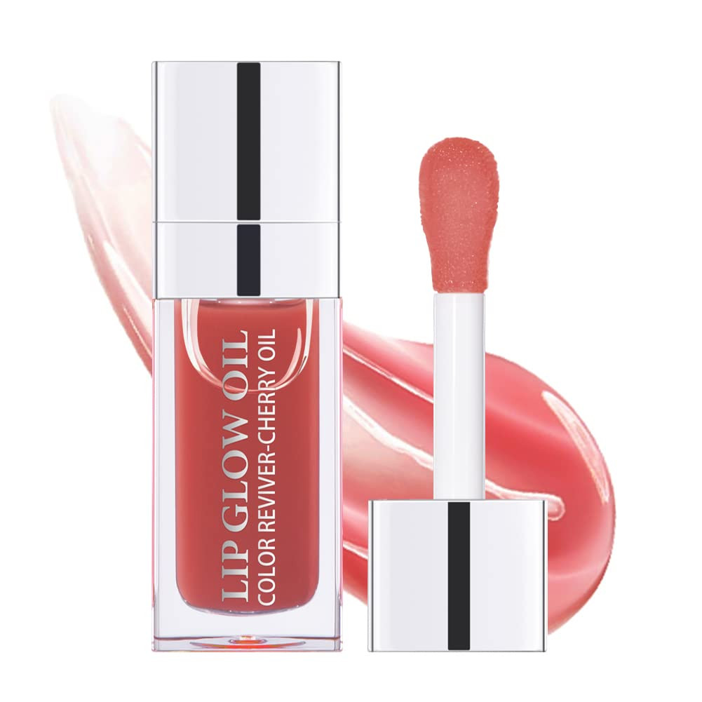 Lip Oil, Hydrating Lip Glow Oil, Lip Plumper Gloss, Moisturizing Lip Oil, No-Sticky Transparent P... | Amazon (US)