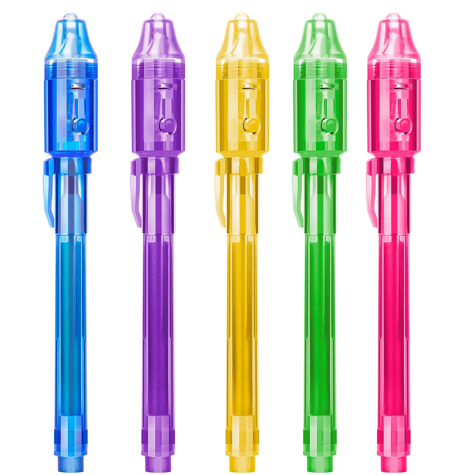 Invisible Spy Ink Pen 5 PCS, With UV Pen Light, Party Favors for Kids 8-12, Stocking Stuffers for... | Amazon (US)