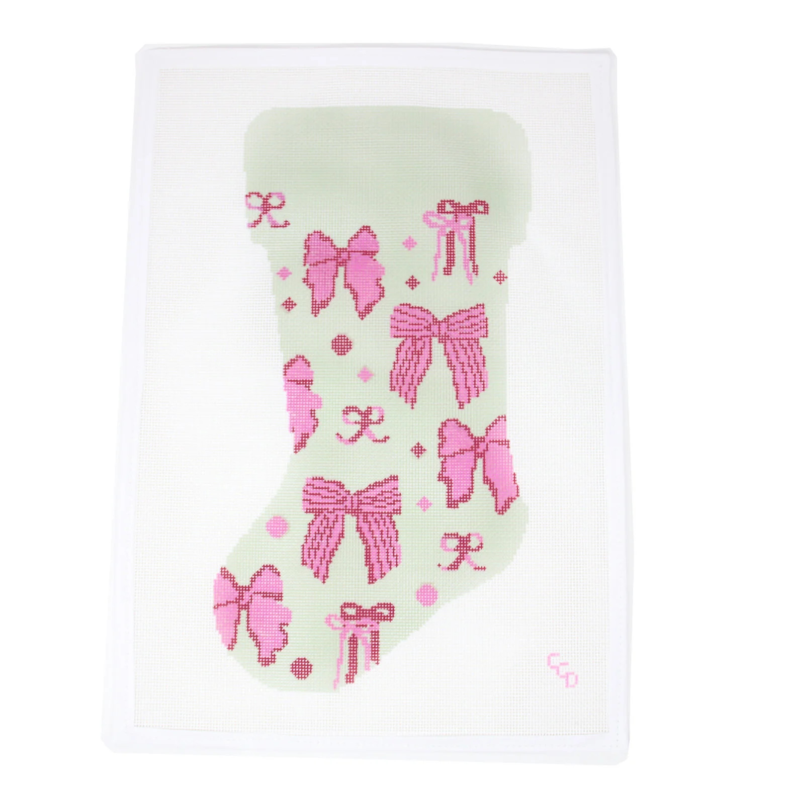 Christmas Stocking Bows | Greystone Needlepoint