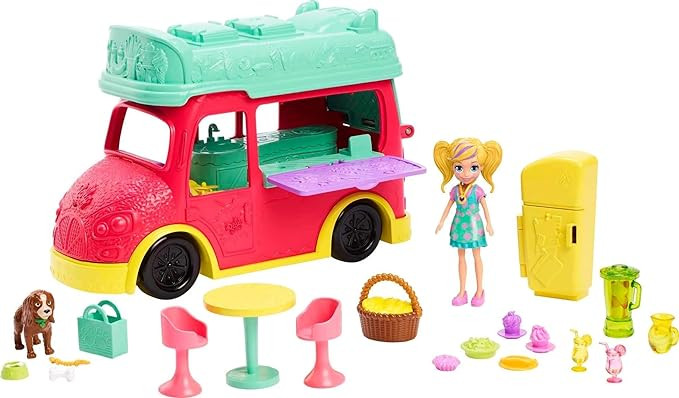 Food Truck 2 Em1 Mattel Polly Pocket Loira | Amazon (BR)