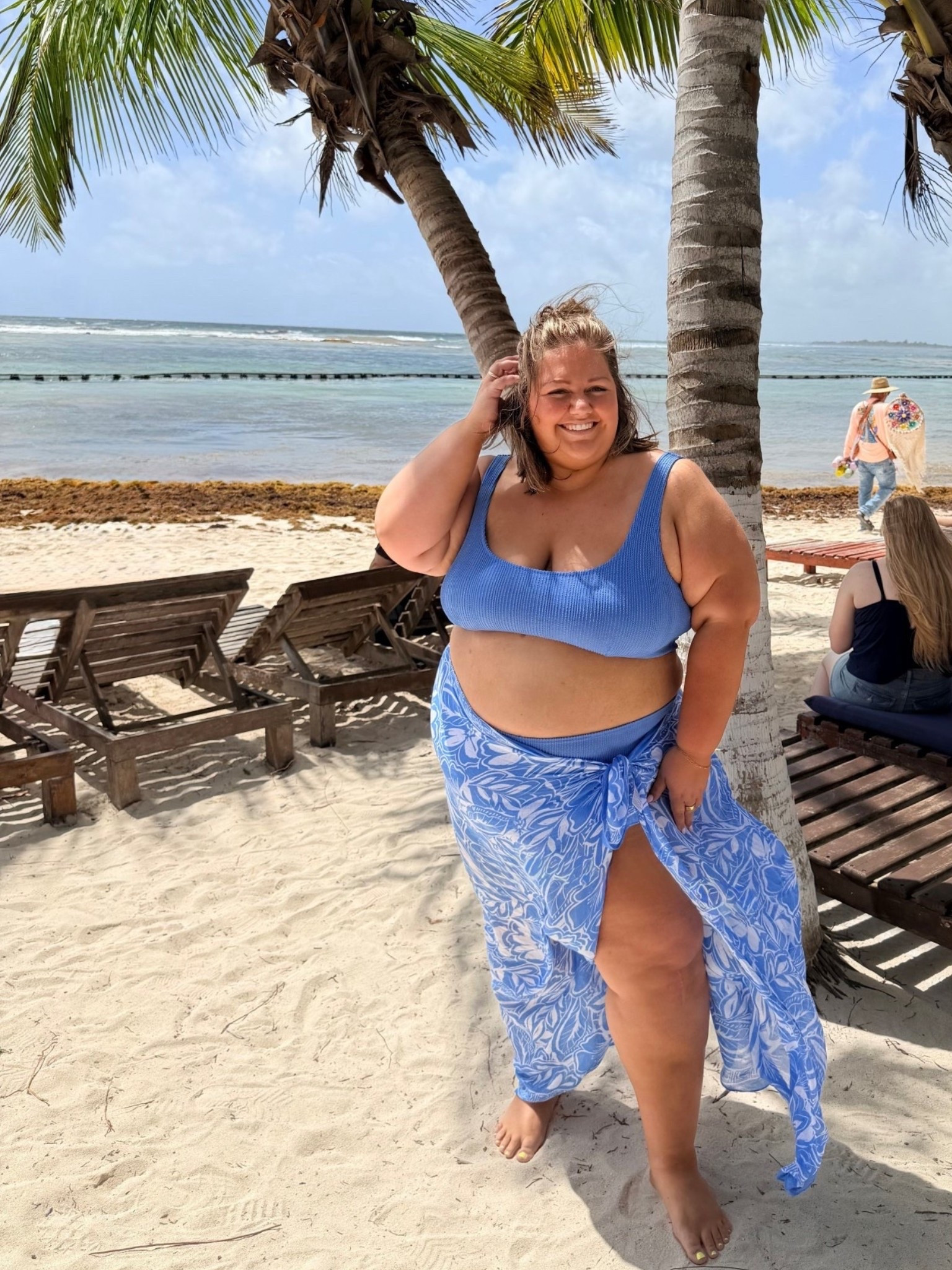Oceanside plus size swimsuit and cover up🩵 

Swimsuit: 3X

#LTKPlusSize #LTKSwim #LTKTravel