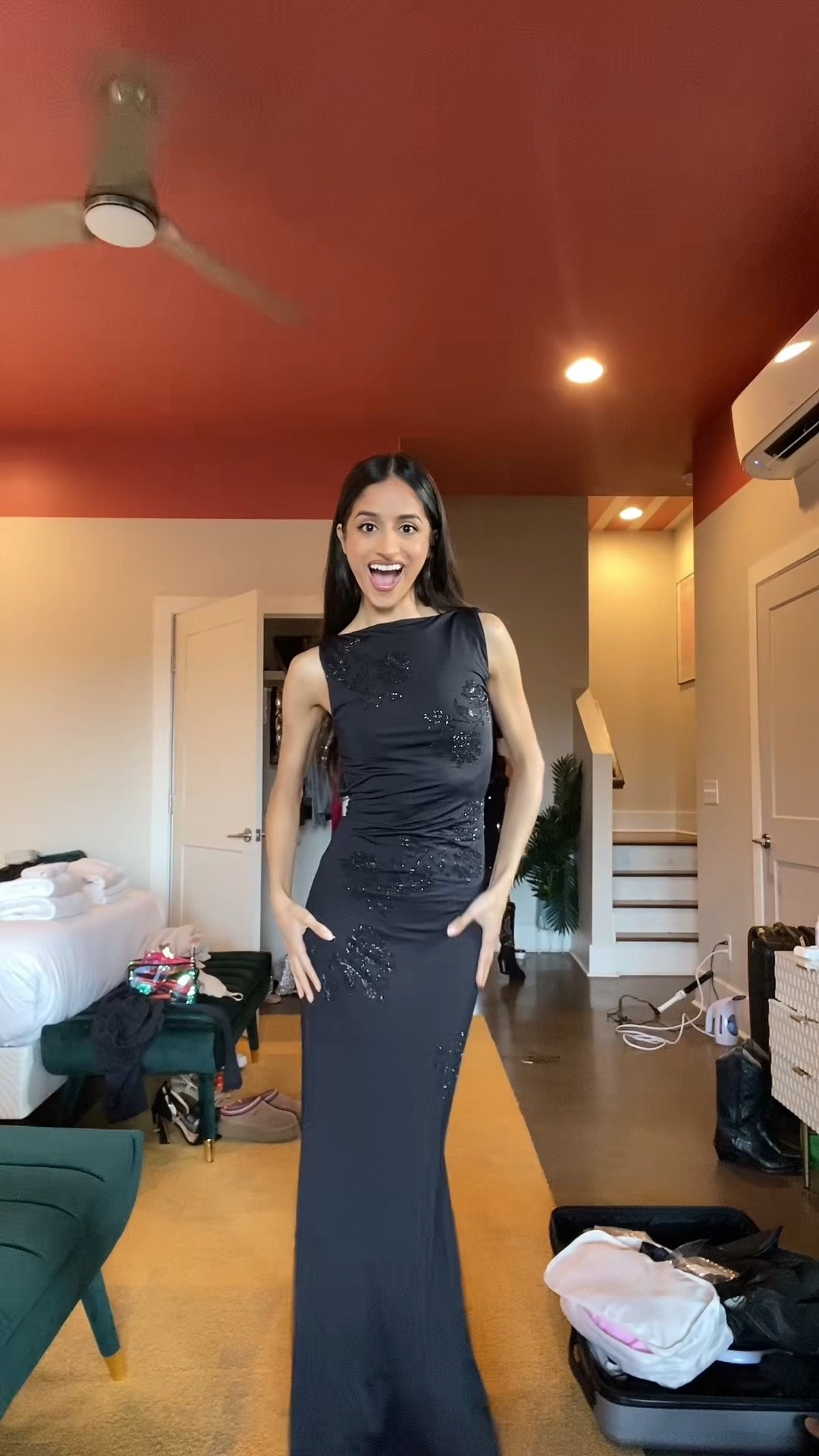 The most perfect chic, long dress 🖤 this has to be one of the most flattering dresses I’ve ever worn, and I LOVE the open back 

#blackdress #backlessdress #maxidress #chicmaxidress #longdress #chicdress #highneck #bacheloretteoutfit 

#LTKstyletip #LTKVideo #LTKwedding