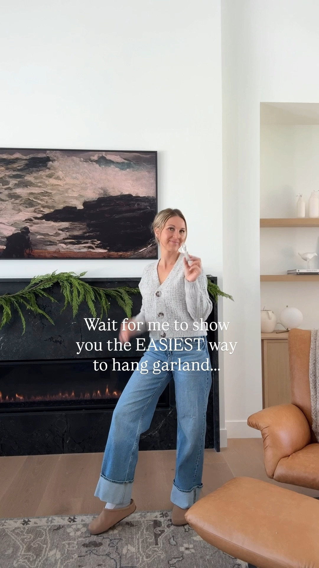 This is the easiest way to hang garland on your mantle and holds a lot of weight if you want to layer and add multiple garland and lights! 

#LTKHome #LTKHoliday