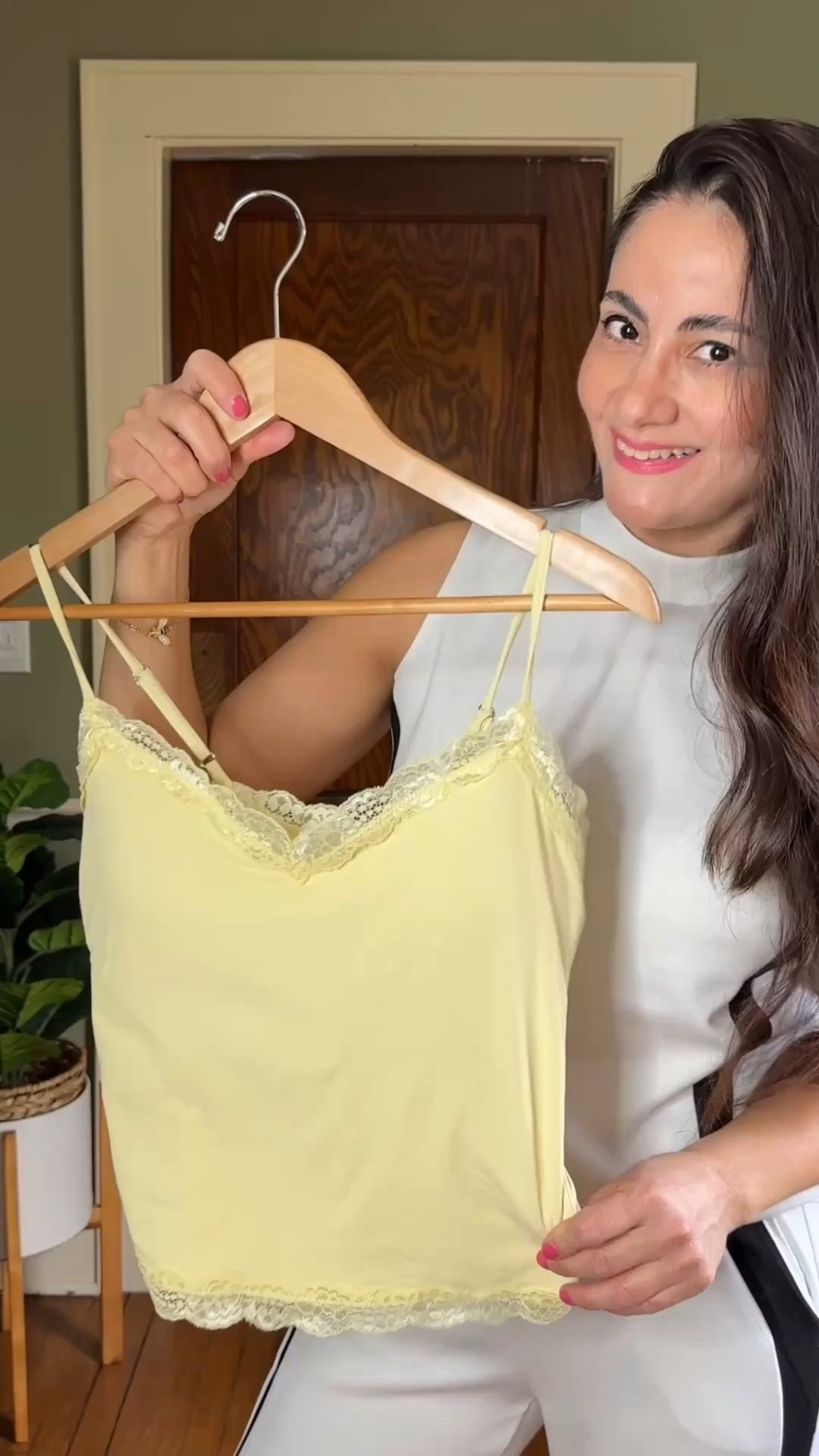 Styling a padded butter yellow top with lace details for summer 

#LTKootd #LTKgrwm