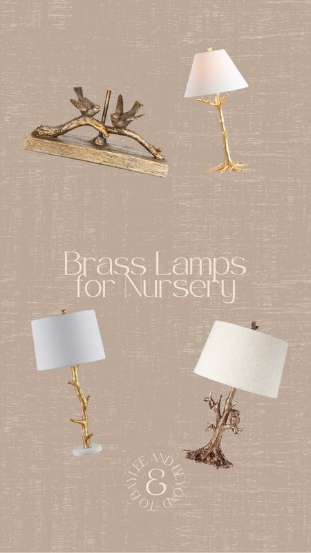 Nursery Decor Brass Lamps

#LTKbaby #LTKfamily #LTKhome