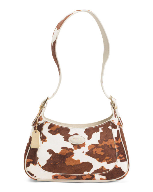 Leather Zip Top Shoulder Bag | Handbags | Marshalls | Marshalls