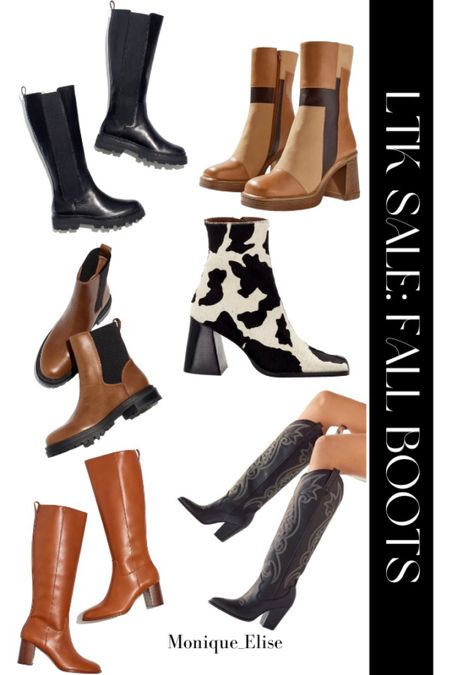 Fall boots to wear 

Brown boots 
Black boots 
Knee boots 
Cowboy boots 



#LTKSale #LTKsalealert #LTKshoecrush