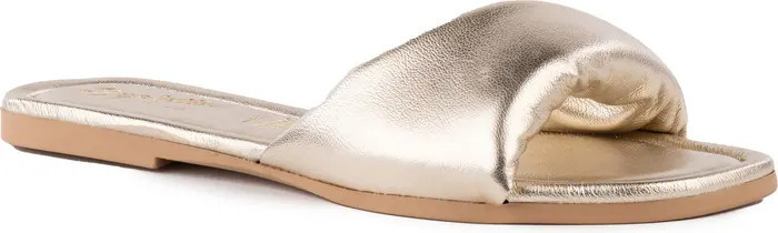 Seychelles Breath of Fresh Air Slide Sandal | Gold Sandals | Gold Slide Sandals | Beach Sandals  | Nordstrom