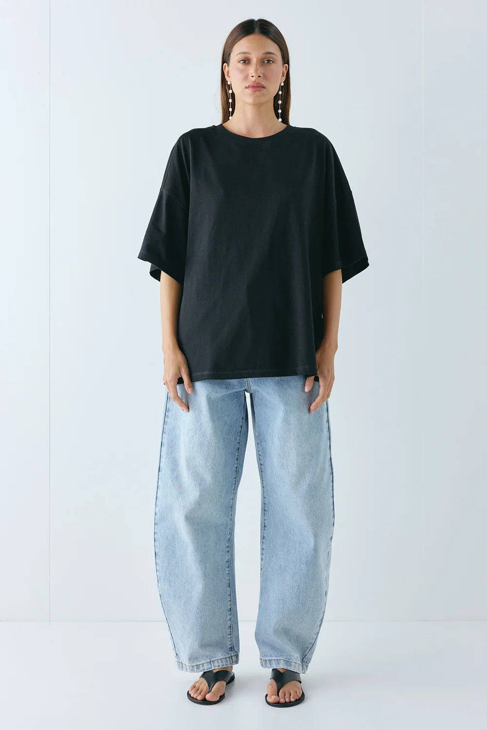 Willow Organic Cotton Tee Black | VRG Grl