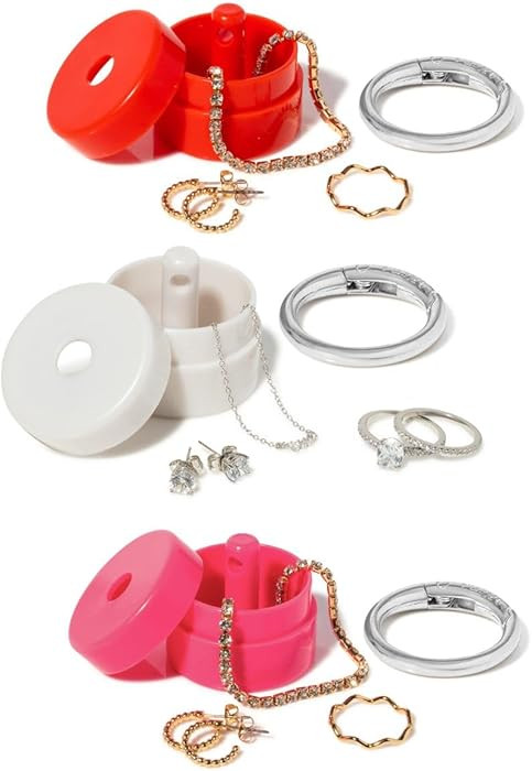 Lion Latch Travel Jewelry Box Case, Ring Holder, Small Jewelry Organizer, Portable Ring Keeper, J... | Amazon (US)