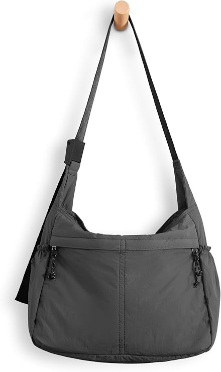 ODODOS 20L Crossbody Tote Bag Large Capacity Lightweight Hobo Shoulder Sling Bags for Gym Shoppin... | Amazon (US)