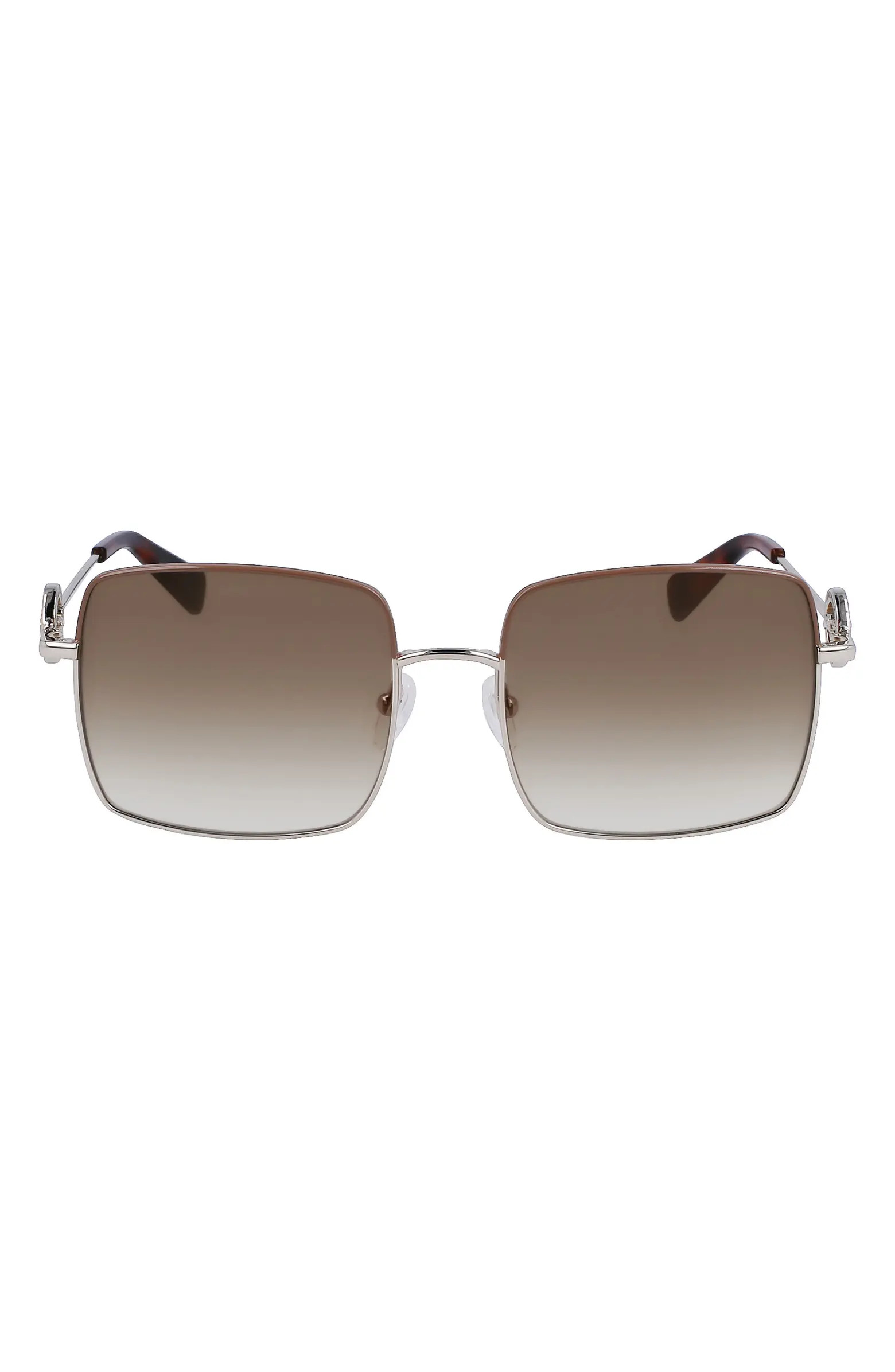 Longchamp Medallion 55mm Gradient Square Sunglasses | Nordstrom | Nordstrom