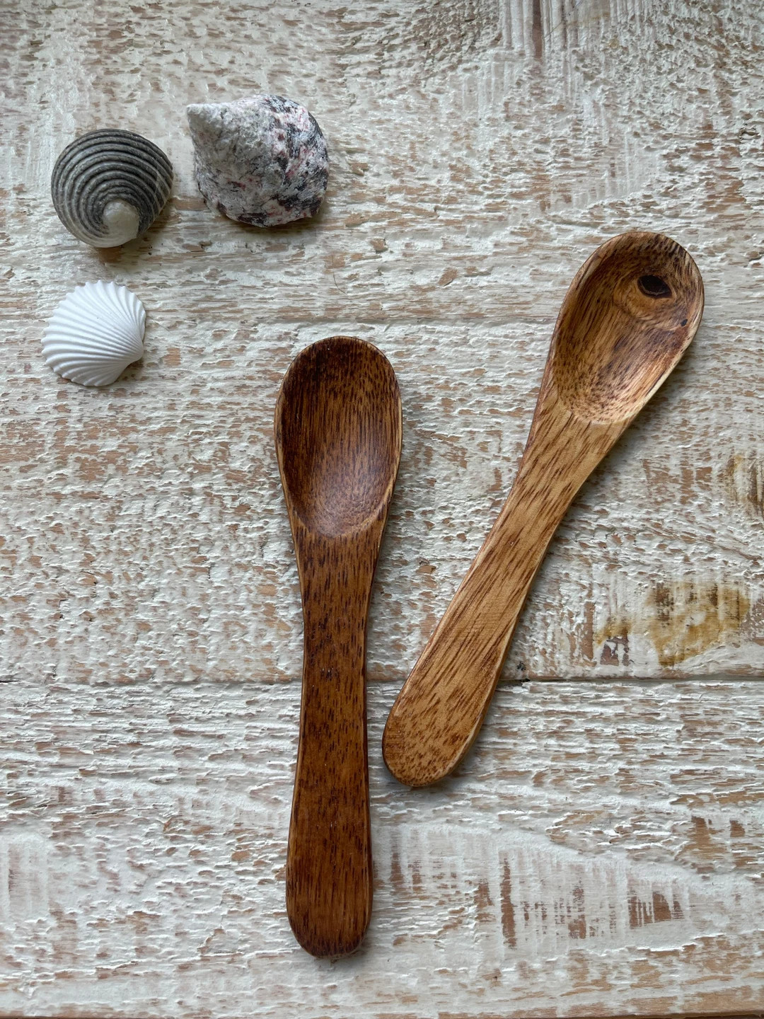 Set of 2 Handmade Acacia Mini Wooden Utensils 4"| Rustic Tableware | Wooden Cutlery | Utensils | ... | Etsy (US)