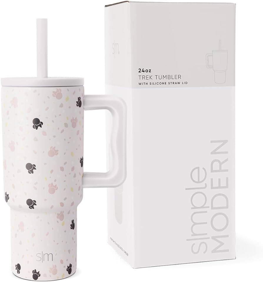 Simple Modern Disney Kids 24 oz Tumbler with Handle and Silicone Straw Lid | Spill Proof Leak Res... | Amazon (US)