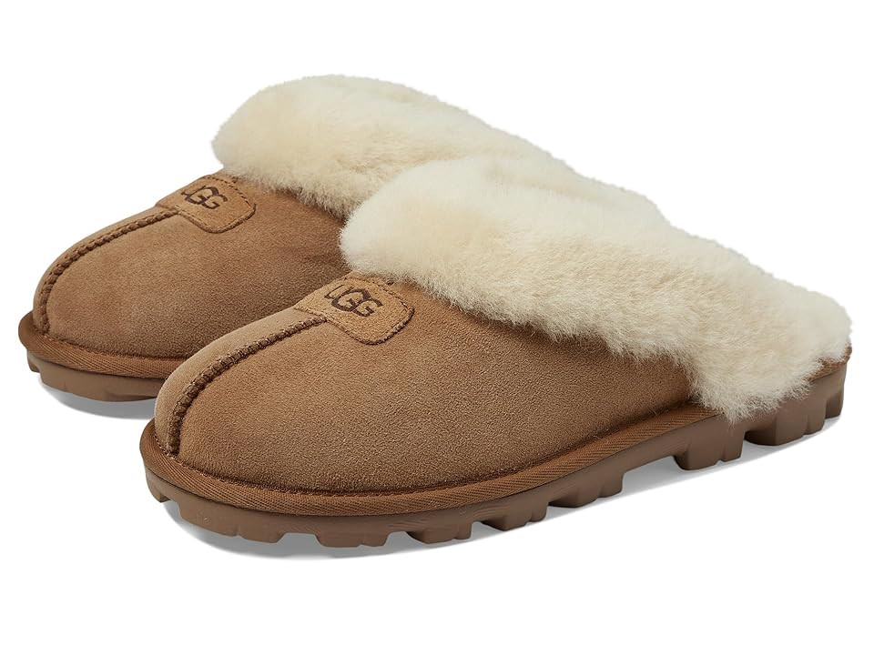 UGG Coquette Women's Slippers Chestnut : 10 B - Medium, Sheepskin | Zappos