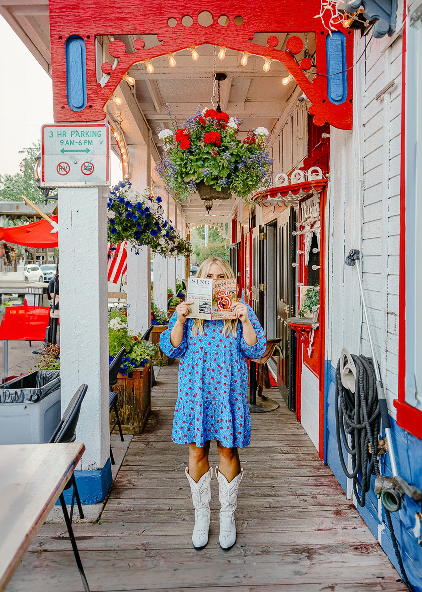ASOS summer dress in size M and Amazon white cowboy boots to wear to Jackson Playhouse Theater, Wyoming 

#LTKsalealert #LTKunder100 #LTKtravel