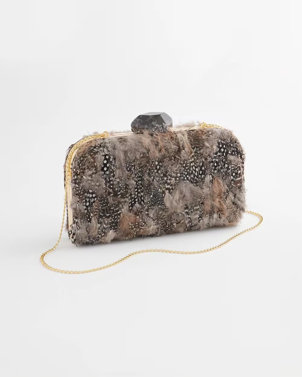 Hand-Made Feather Clutch Shoulder Bag | Chico's