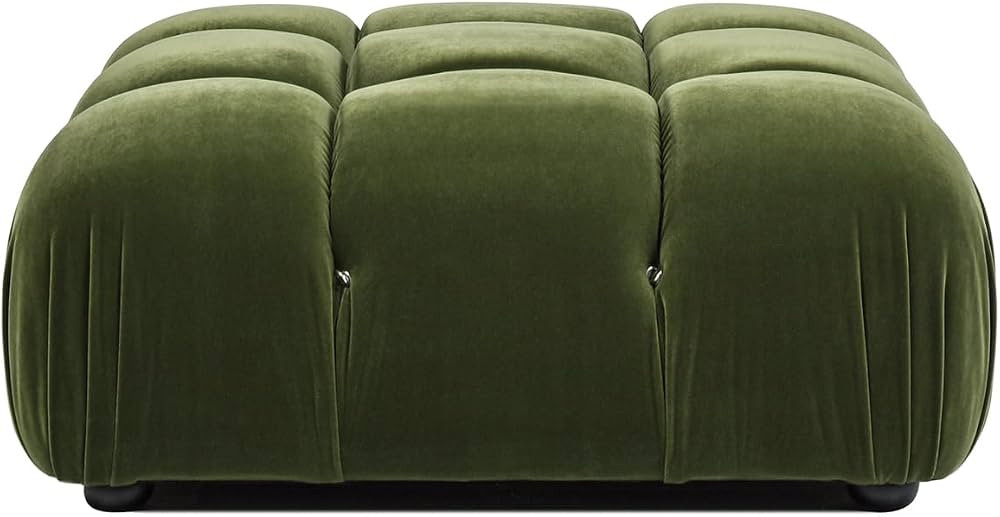 Jennifer Taylor Home Marcel 36" Bubble Modular Modern Cocktail Ottoman, Olive Green Performance V... | Amazon (US)
