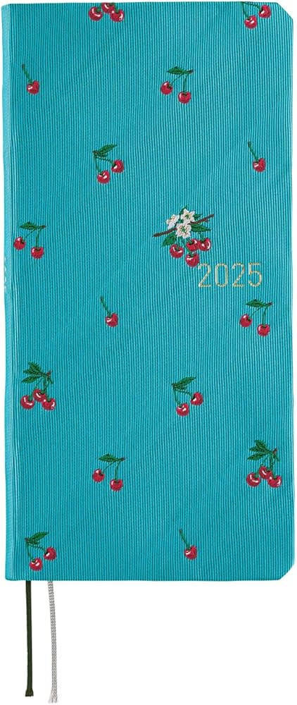 Hobonichi Techo 2025 Weeks [English/Tall and Slim Size/January Start/Planner] Bow & Tie: Cherry | Amazon (US)
