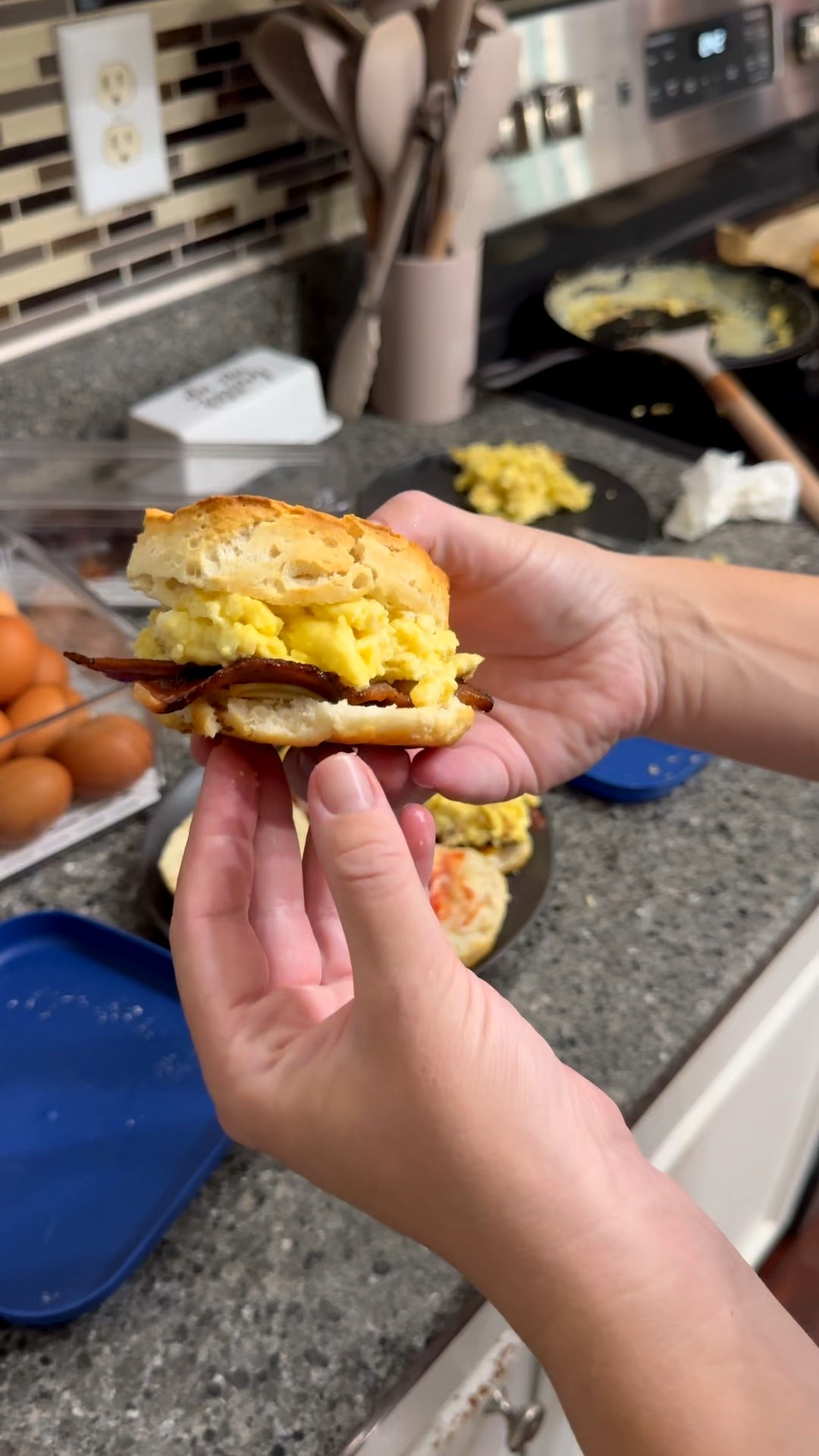 Freezer-friendly breakfast sandwiches ready in minutes — high protein, budget friendly, and kid approved.

#BreakfastPrep #LTKFood #ProteinMeals #MomLifeEats #MealPrepMagic

#LTKFamily #LTKHome #LTKfoodie