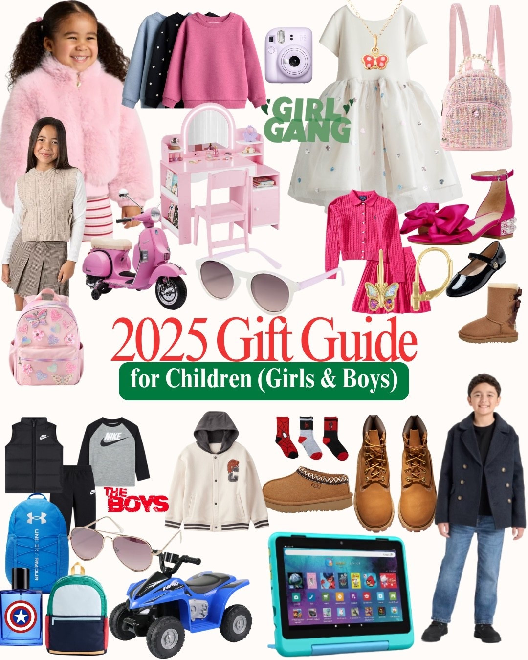 Christmas through a child’s eyes is pure magic🎄✨.The lights feel brighter. The joy is louder. The smallest gifts hold the biggest dreams.
This 2025 Holiday Gift Guide for Children (Boys & Girls) is filled with the kinds of presents that spark imagination, create laughter, and become part of their favorite memories. From cozy pajamas and fun outfits to toys they won’t put down, books they’ll treasure, and creative play must-haves — every item here was chosen with love.

Because kids don’t just open gifts…
They open wonder.
They open joy.
They open moments you’ll remember forever.

Whether you’re shopping for your own little ones, nieces, nephews, godchildren, or classroom favorites, this guide makes holiday shopping easy and meaningful. Thoughtful, fun, and practical gifts you’ll feel good about giving.

Scroll down to shop the full Holiday Gift Guide — and let’s make this season unforgettable for the little hearts who make it so special. 🎁💕


holiday gift guide for children 2025, christmas gifts for kids, gifts for boys and girls, toddler gift ideas, kids christmas gifts, toys for kids 2025, gifts for toddlers, kids fashion gifts, educational toys for kids, stocking stuffers for kids, holiday gifts for boys, holiday gifts for girls, affordable kids gifts, best gifts for children, kids holiday shopping, ltk christmas for kids, kids gift ideas 2025



#LTKHoliday #LTKGiftGuide
