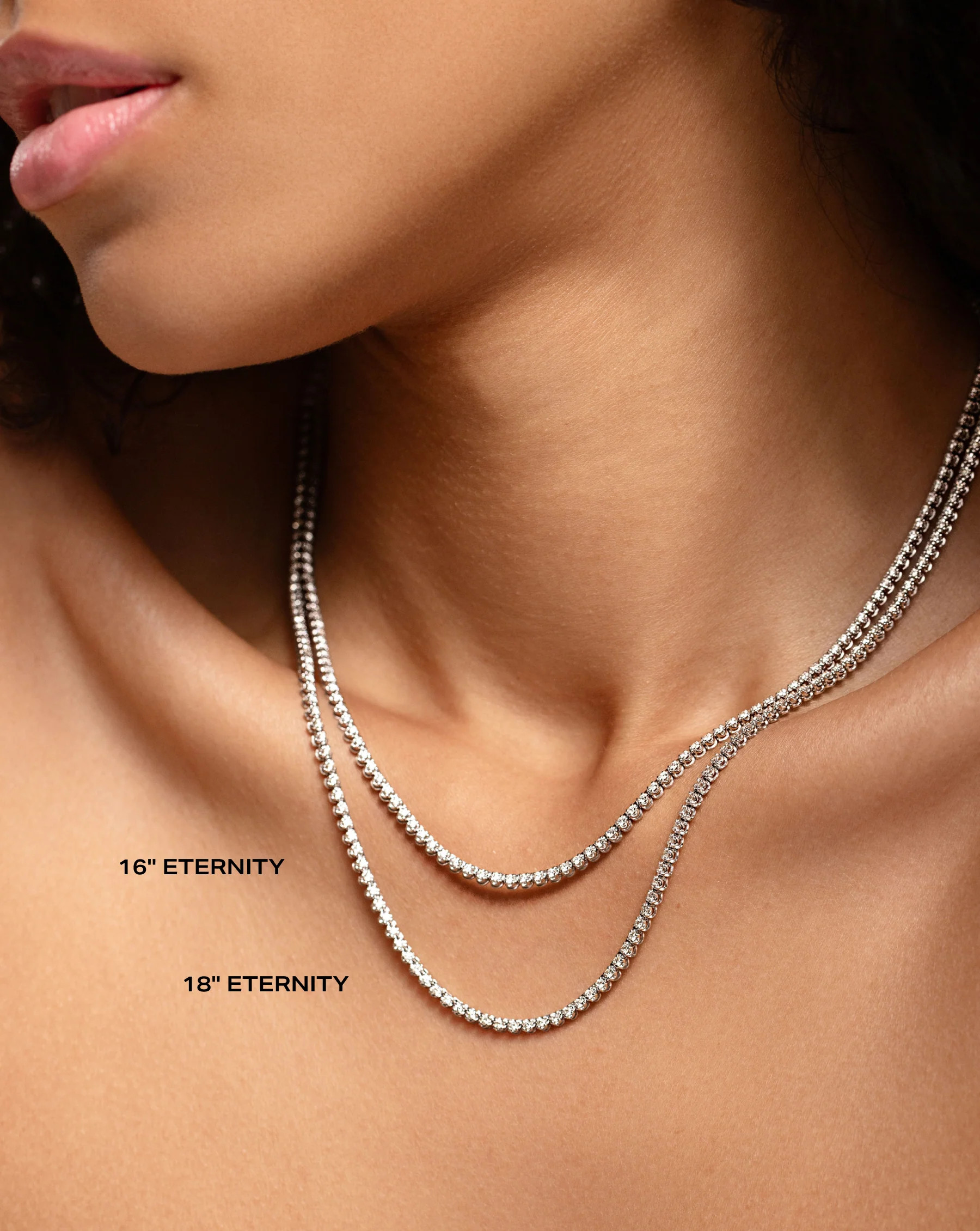 Mini Diamond Tennis Necklace | Ring Concierge