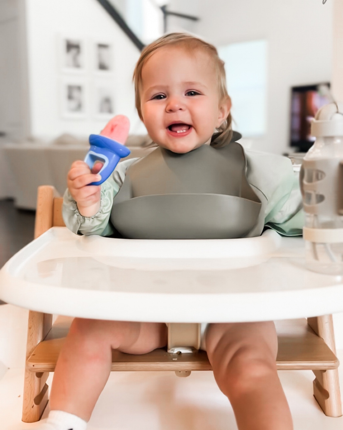 Our frozen fruit pops! Links to all the molds we use plus sleeve and catch bibs!

#LTKbaby