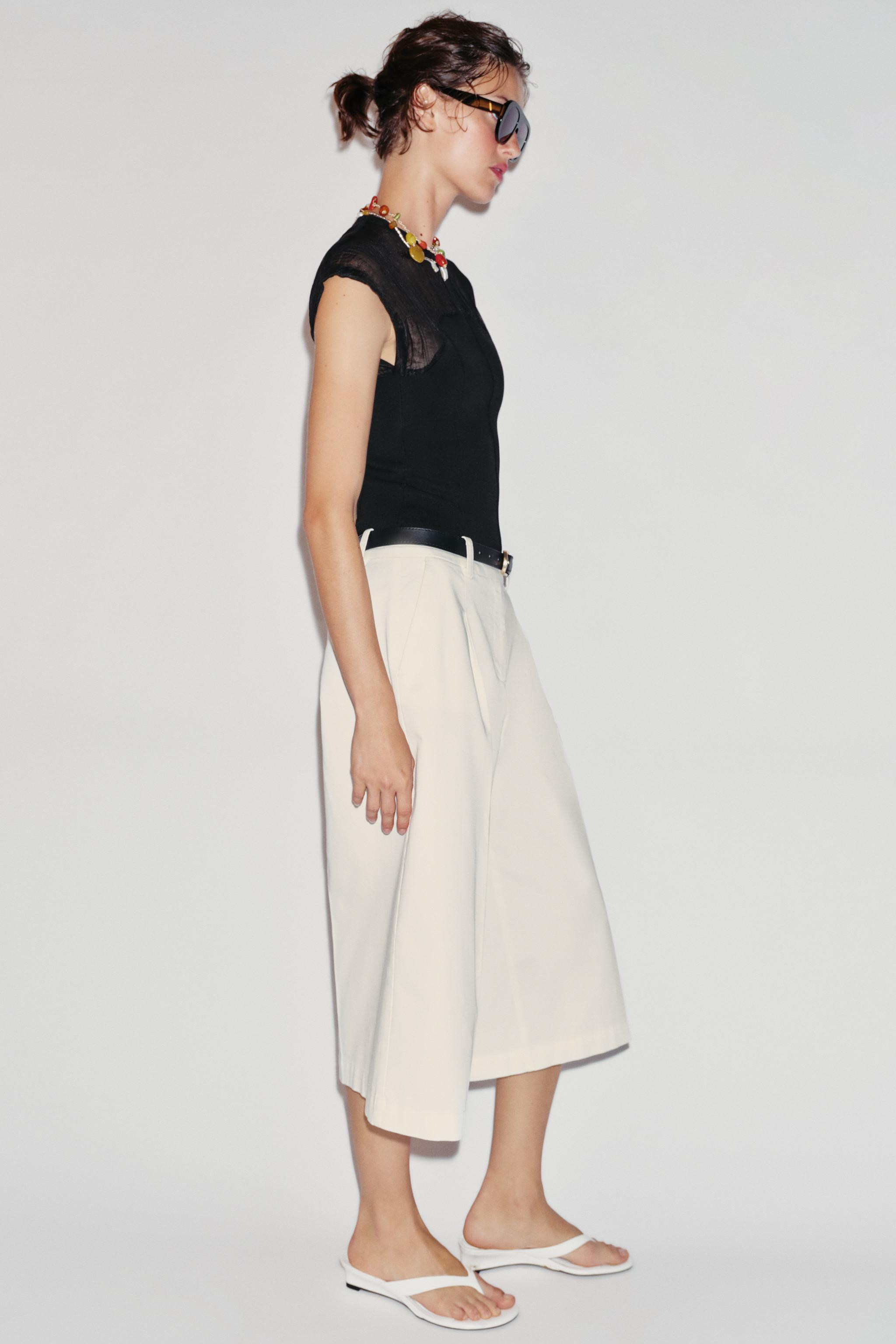 COMBINATION KNIT TOP | Zara US