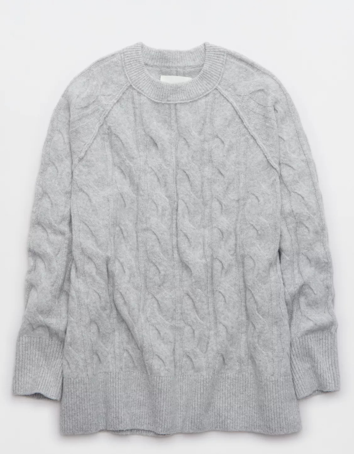 Aerie Unreal Cable Crew Sweater | Aerie