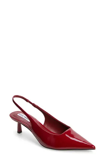 Steve Madden Aliz Slingback Pump in Red Patent at Nordstrom Rack, Size 8.5 | Nordstrom Rack