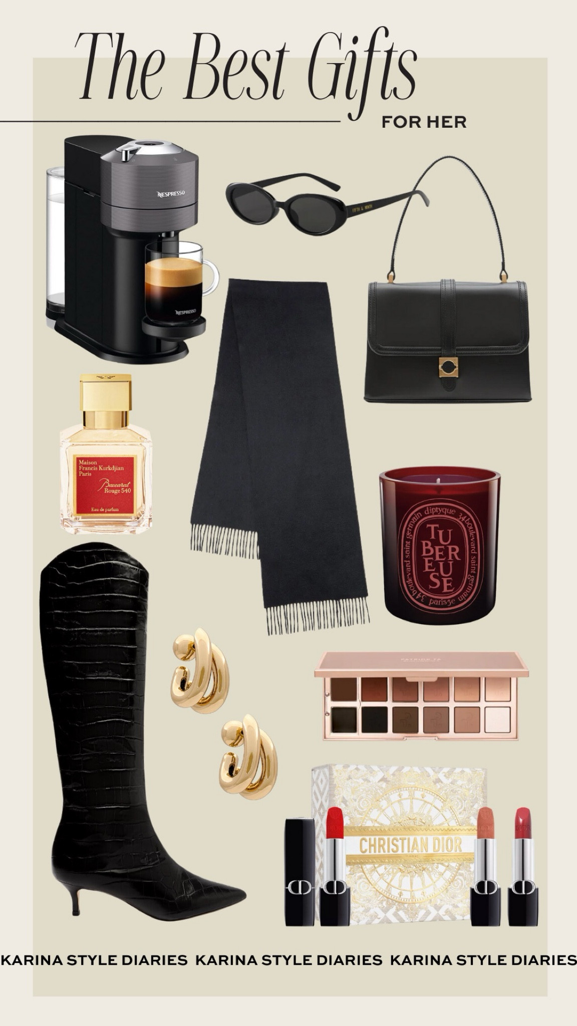 Gifts for Her ✨ I always have so much fun putting together these gift guides — they give me lots of inspo for my personal wishlist! All of these finds are giving major quiet luxury vibes, making them perfect for the special gal in your life. You can never go wrong with a classic black purse, a pretty makeup palette, or a quality knit scarf. Sharing some more picks I’m loving as well! 

#LTKSeasonal #LTKHoliday #LTKGiftGuide